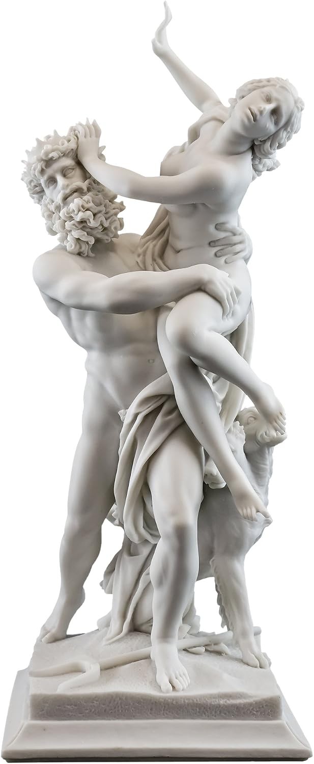 14-Inch Greek God Pluto and Proserpina Statue by Gian Lorenzo Bernini (1598-1680