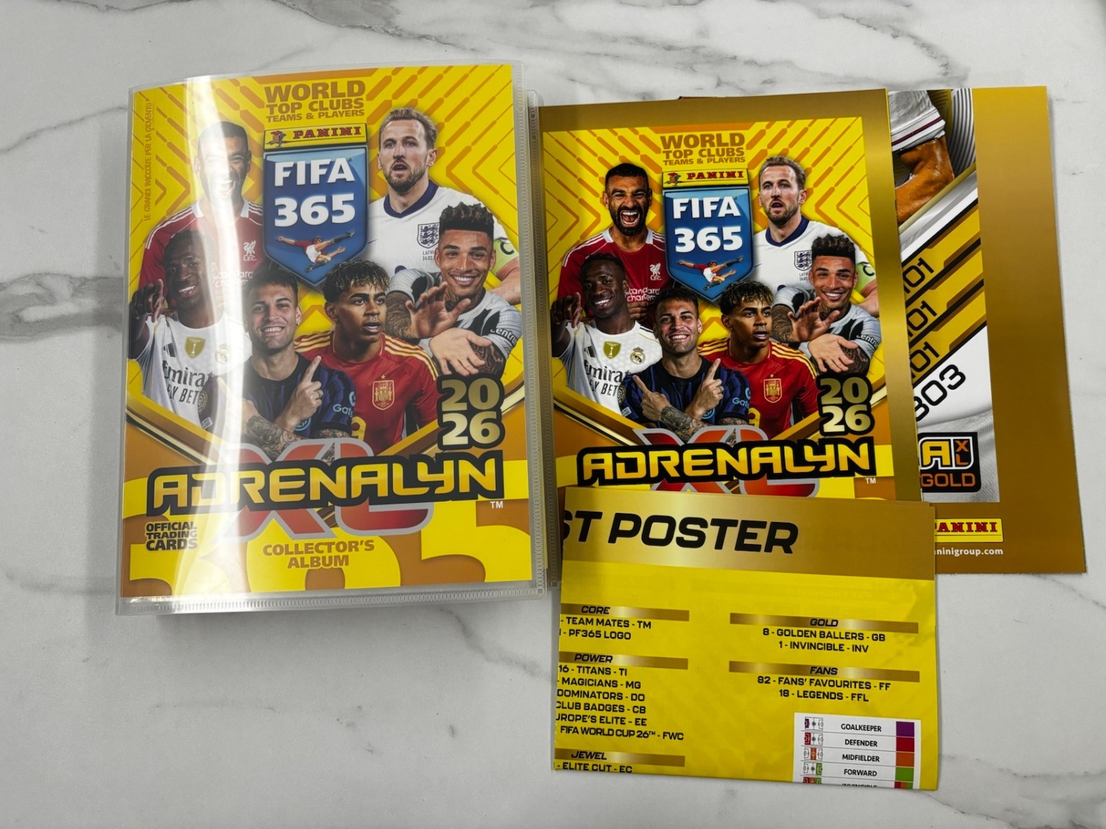 FIFA 365 Panini Adrenalyn XL Album + Cards Set 2025-2026