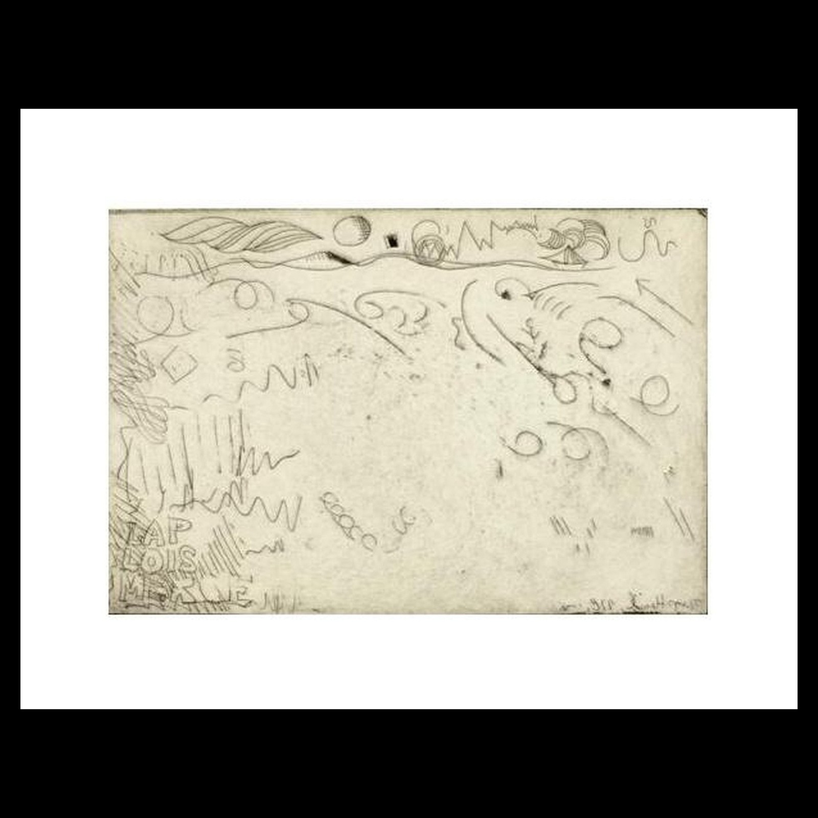 Merce Cunningham - Untitled (1967) Art Card Print