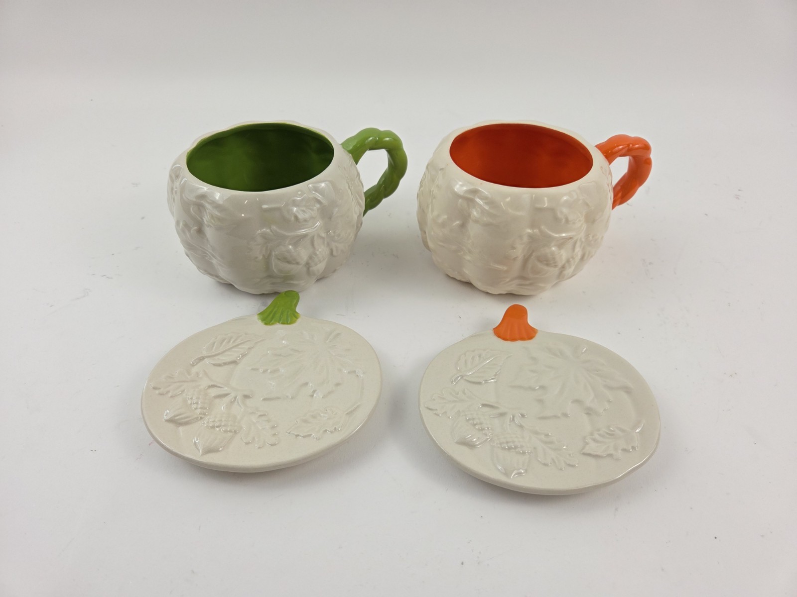 Temp-tations Seasonal Set of 2 16-oz Flip & Sip Mugs Harvest