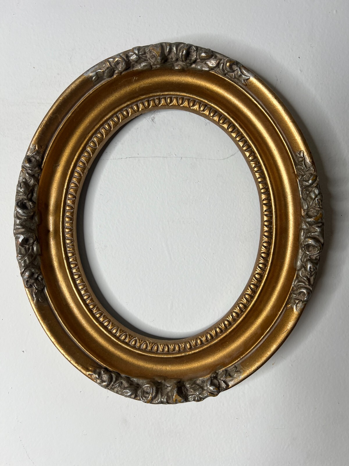 Stunning Antique French Gilt Oval Picture / Photo Frame 13\