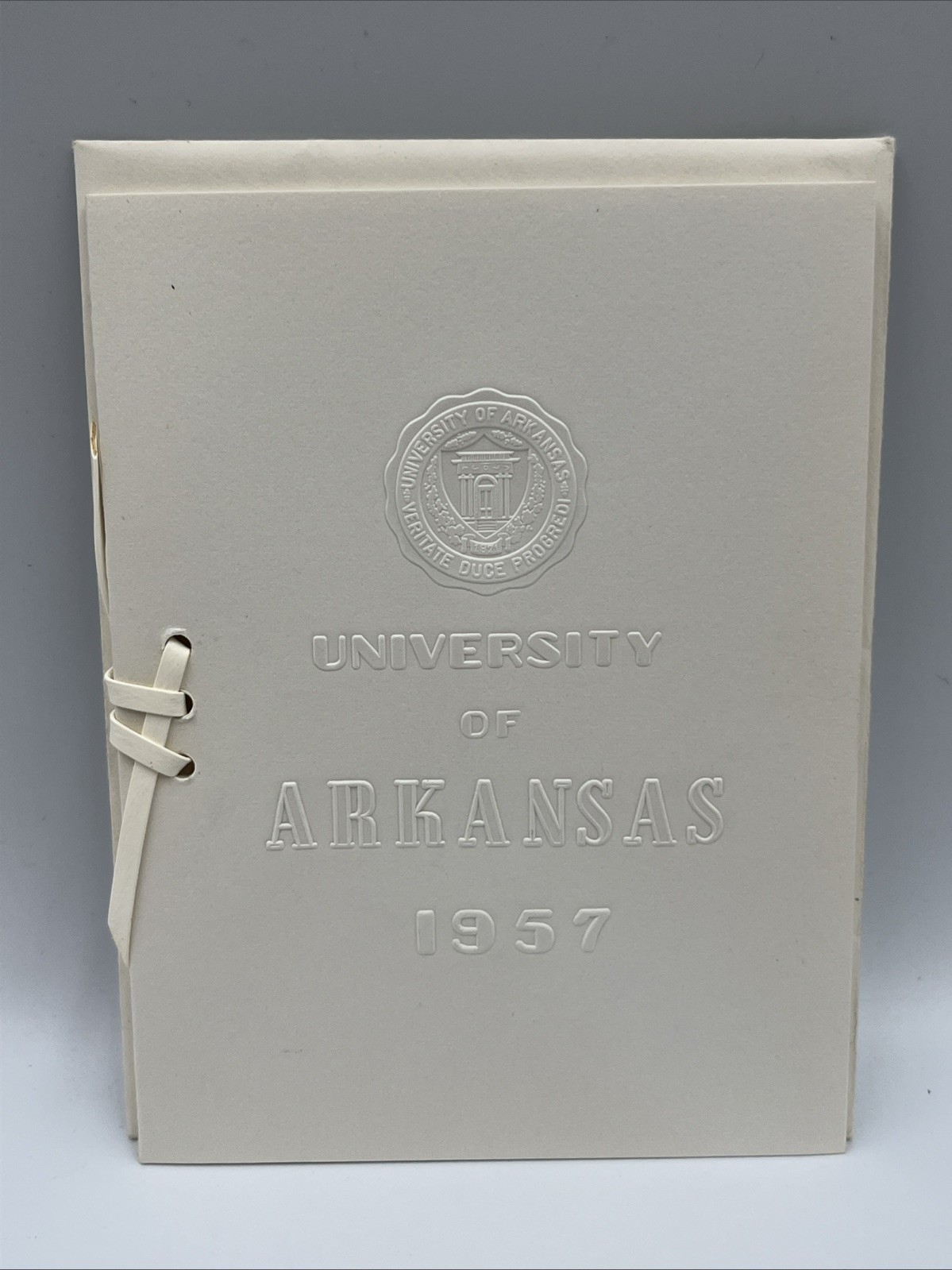 Vintage 1957 University Of Arkansas Commencement Invitation Graduation Old Main