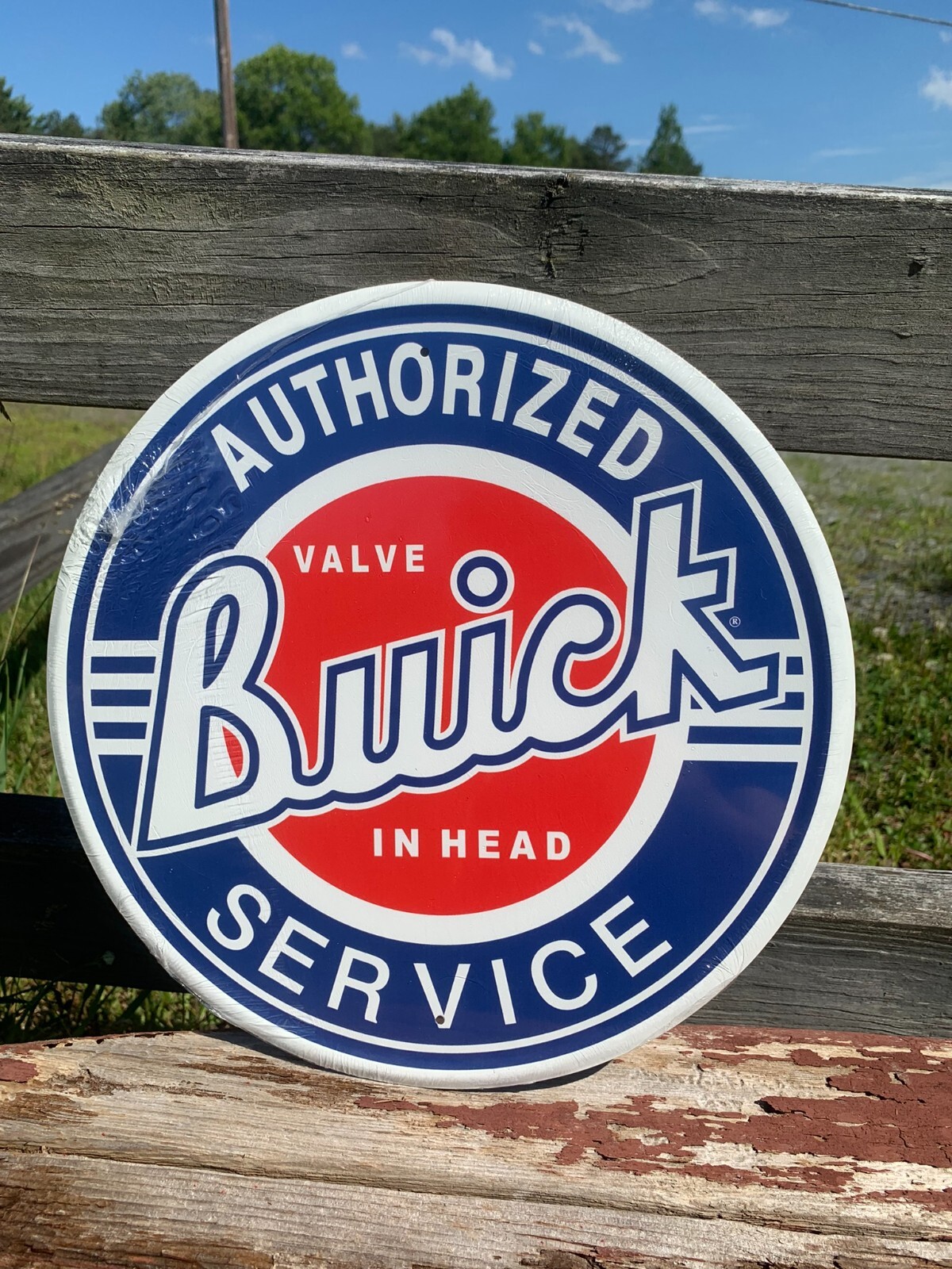 Buick Authorized Service Valve Auto Shop Garage Car Classic Vintage