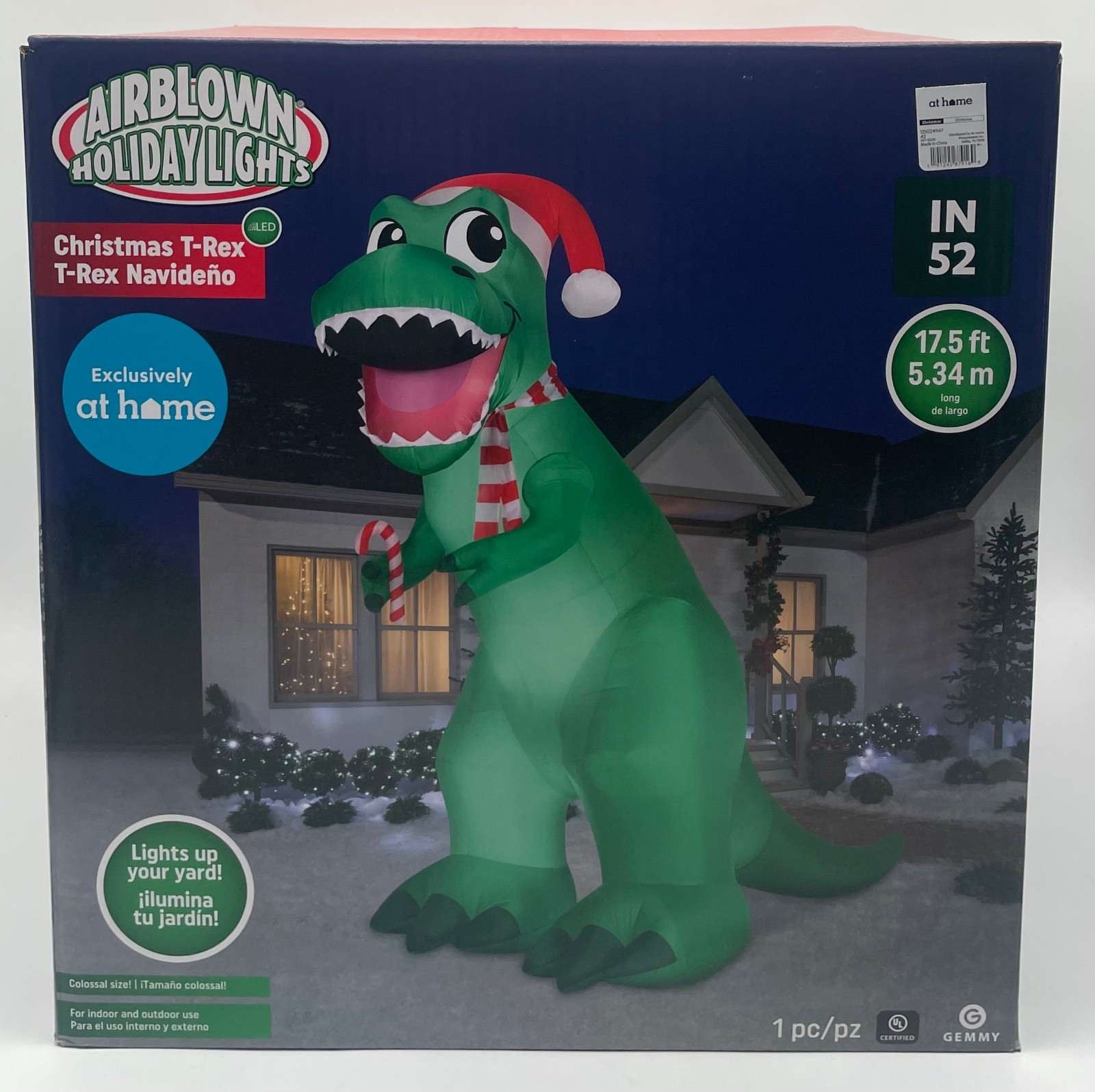 Gemmy 17.5ft T-Rex Airblown Christmas Inflatable
