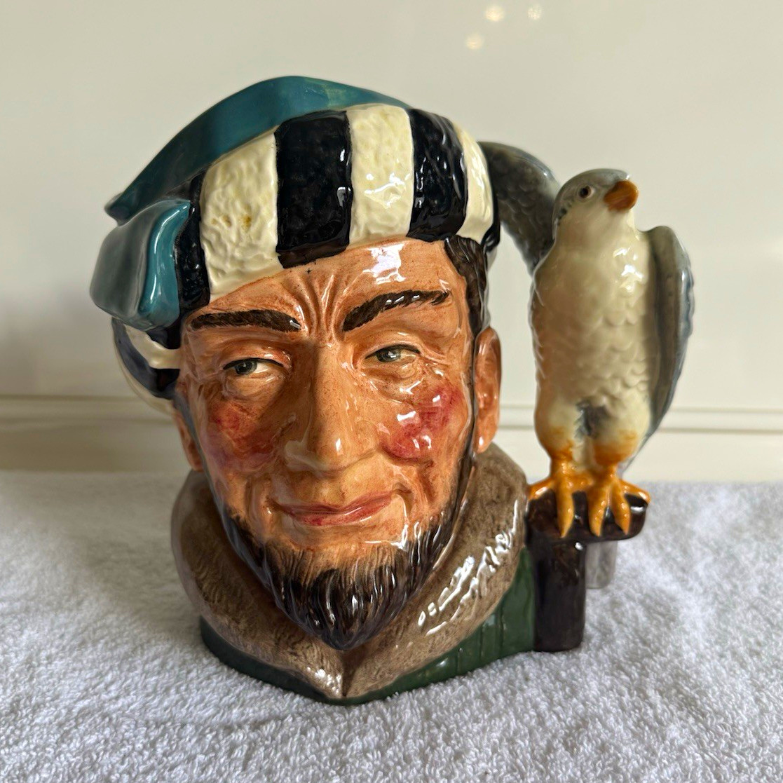Vintage Royal Doulton The Falconer D6533 Figural Toby Character Mug 1959