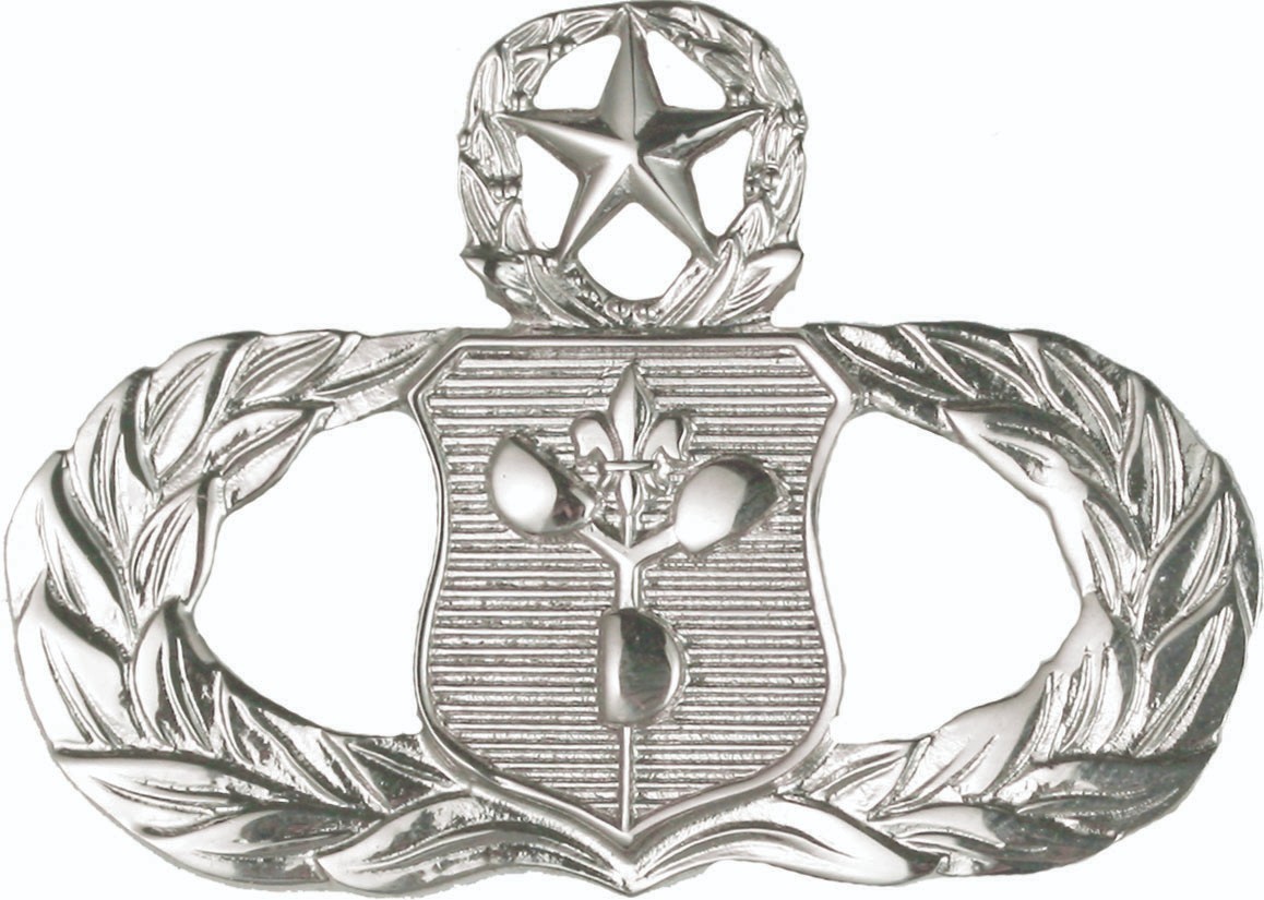 Air Force Badge No Shine Full Size Weather Operations