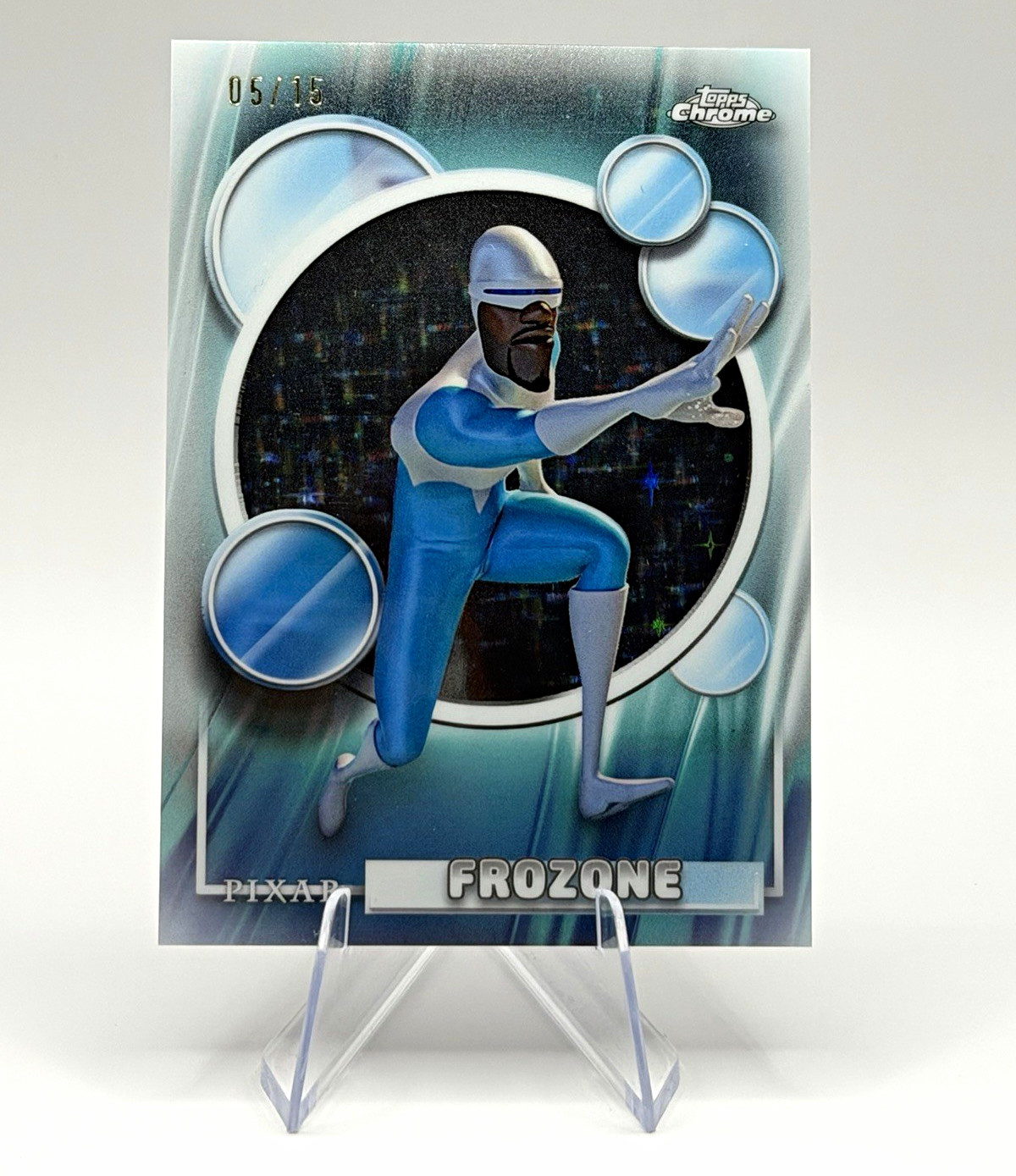 2026 Topps Chrome Disney Frozone #127 When You Wish Upon A Star Refractor 05/15