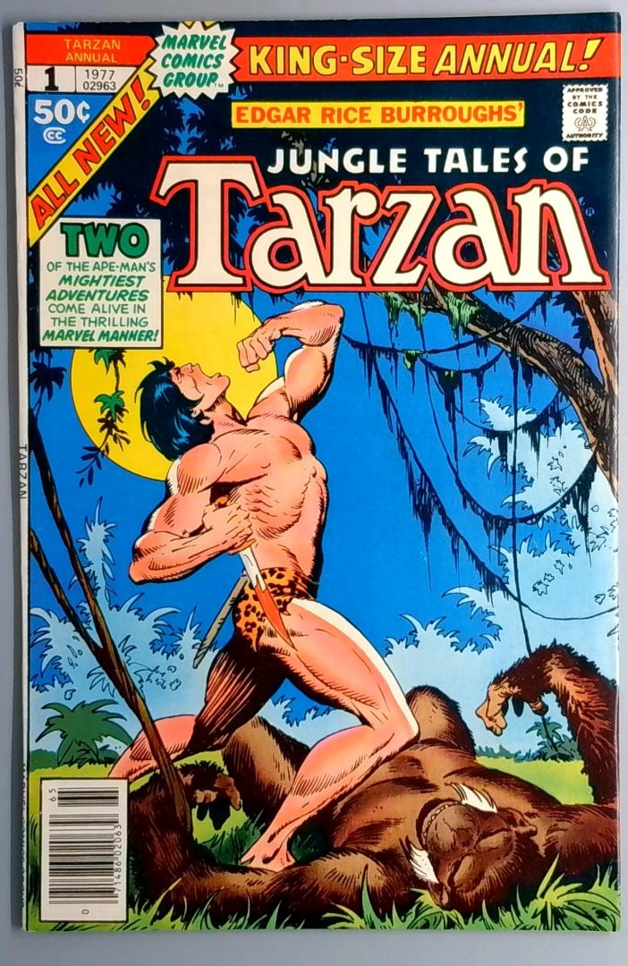 Tarzan King-Size Annual #1 VF/NM Marvel Comics 1977