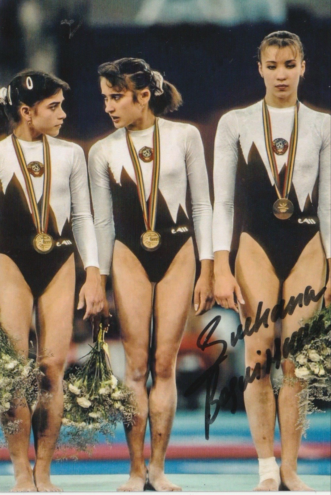 Svetlana Boginskaya Hand Signed 6x4 Inch Photo Olympics Gymnastics