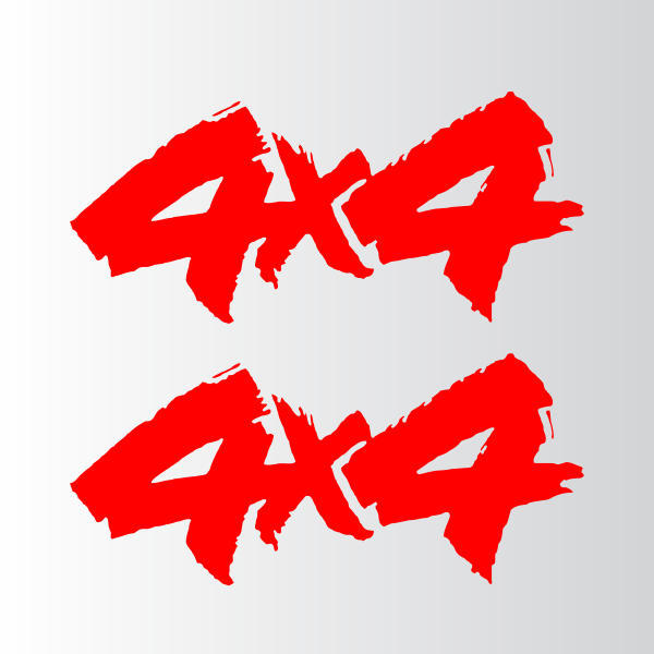 4X4 OFFROAD Style Truck SET OF 2 Decal Stickers 12\