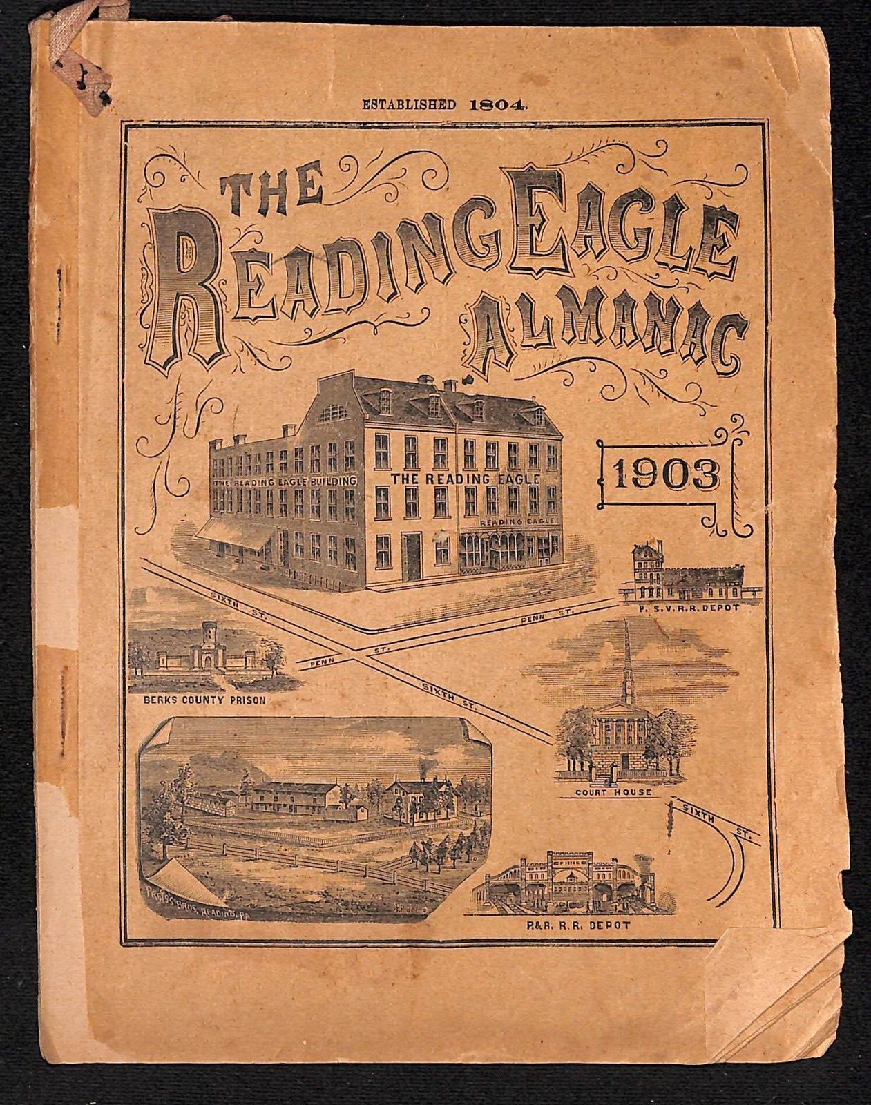 1903 Reading Eagle Almanac Reading, PA 29pp Scarce