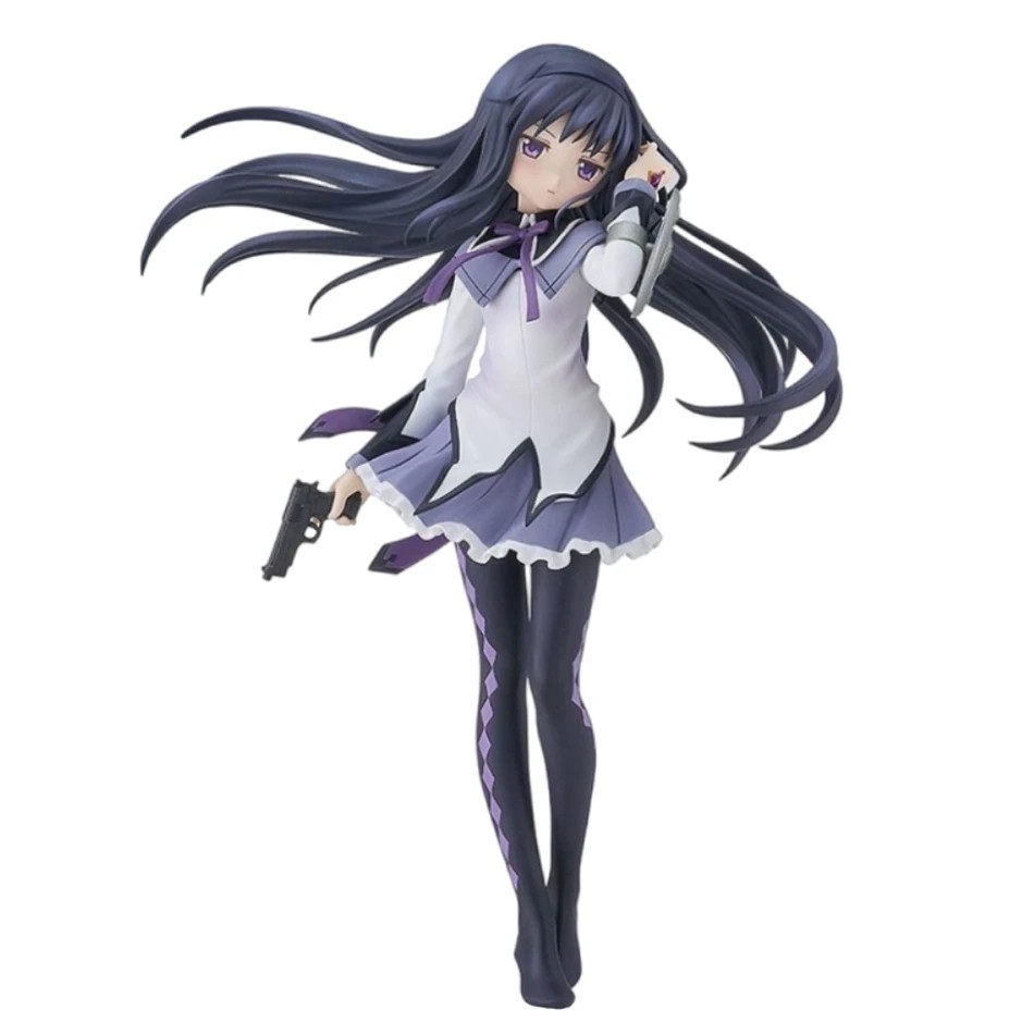 18CM Puella Magi Madoka Magica Aniem Figure Akemi Homura Magic Girl PVC Anime