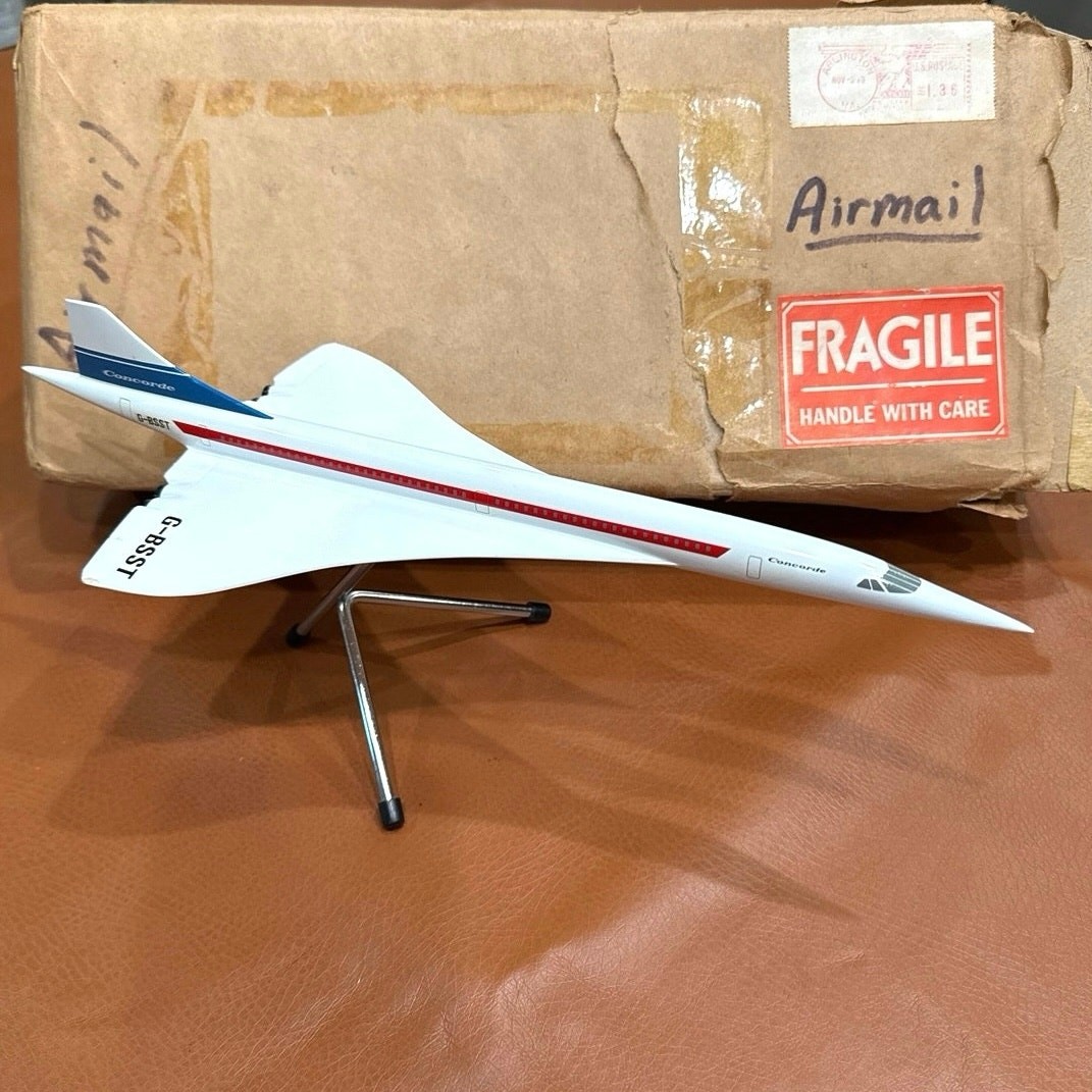 Rare 1975 Concorde G-BSST Prototype 12