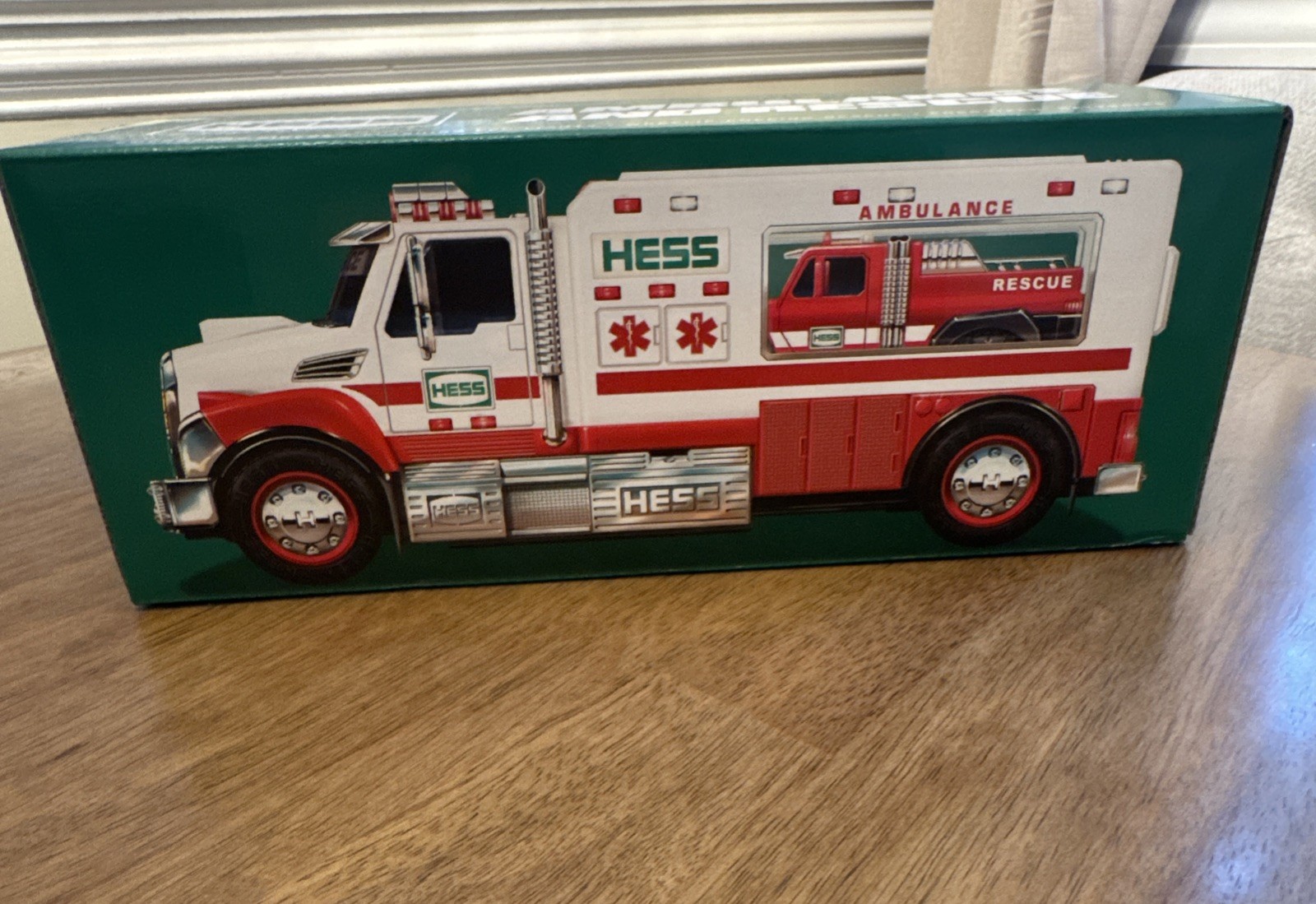 2020 Hess Ambulance and Rescue Truck Set NEW Never Opened Original Box