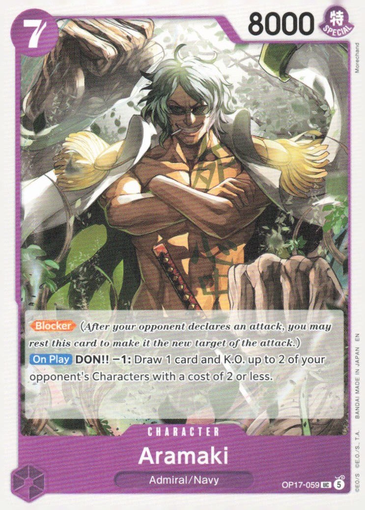 The World\'s Strongest Warriors #OP17-059 Aramaki