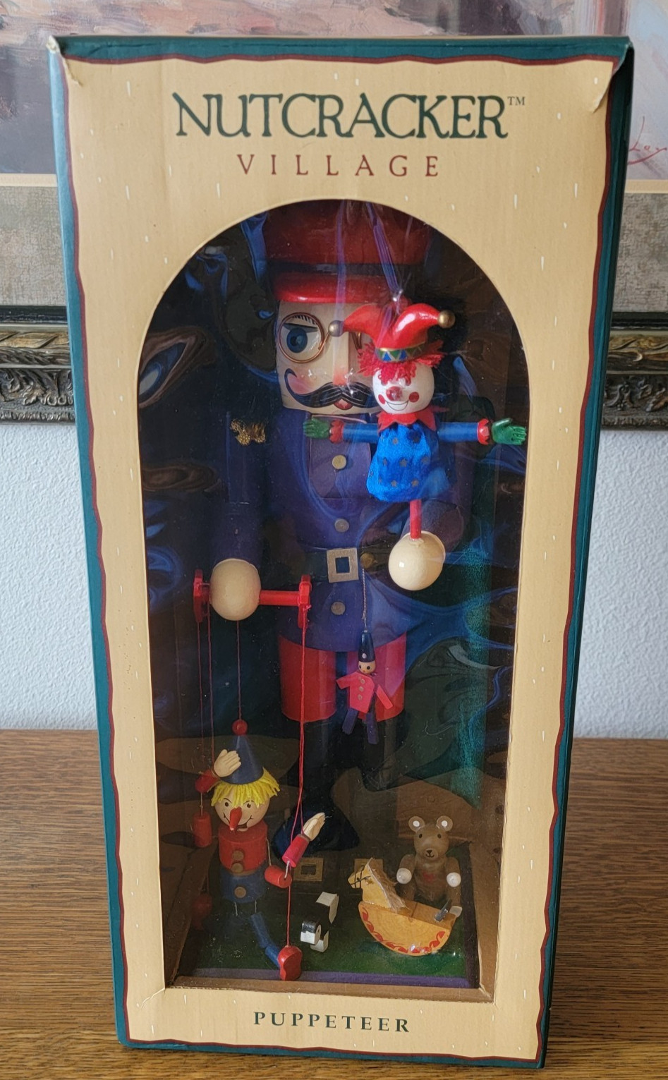 Nutcracker Village Puppeteer in Box Hand Crafted in the Old World Tradition