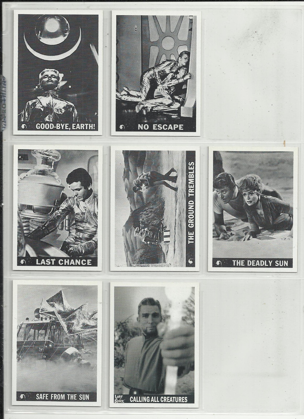 Complete Lost in Space 1966 RETRO EXPANSION 7 Chase Cards #5 19 20 31 32 33 94