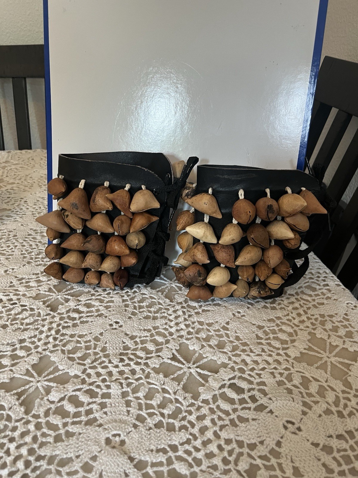 Brand new Danza Azteca Ayoyotes  also called Chachayotes , real Mexican Leather 