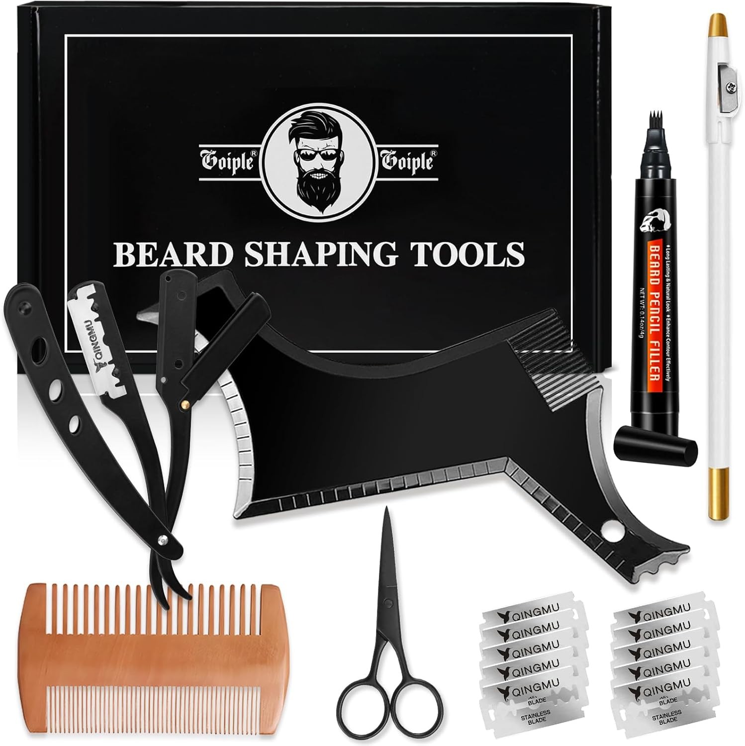 Beard Shaper for Men Shaping Tools - Template Guide,... 