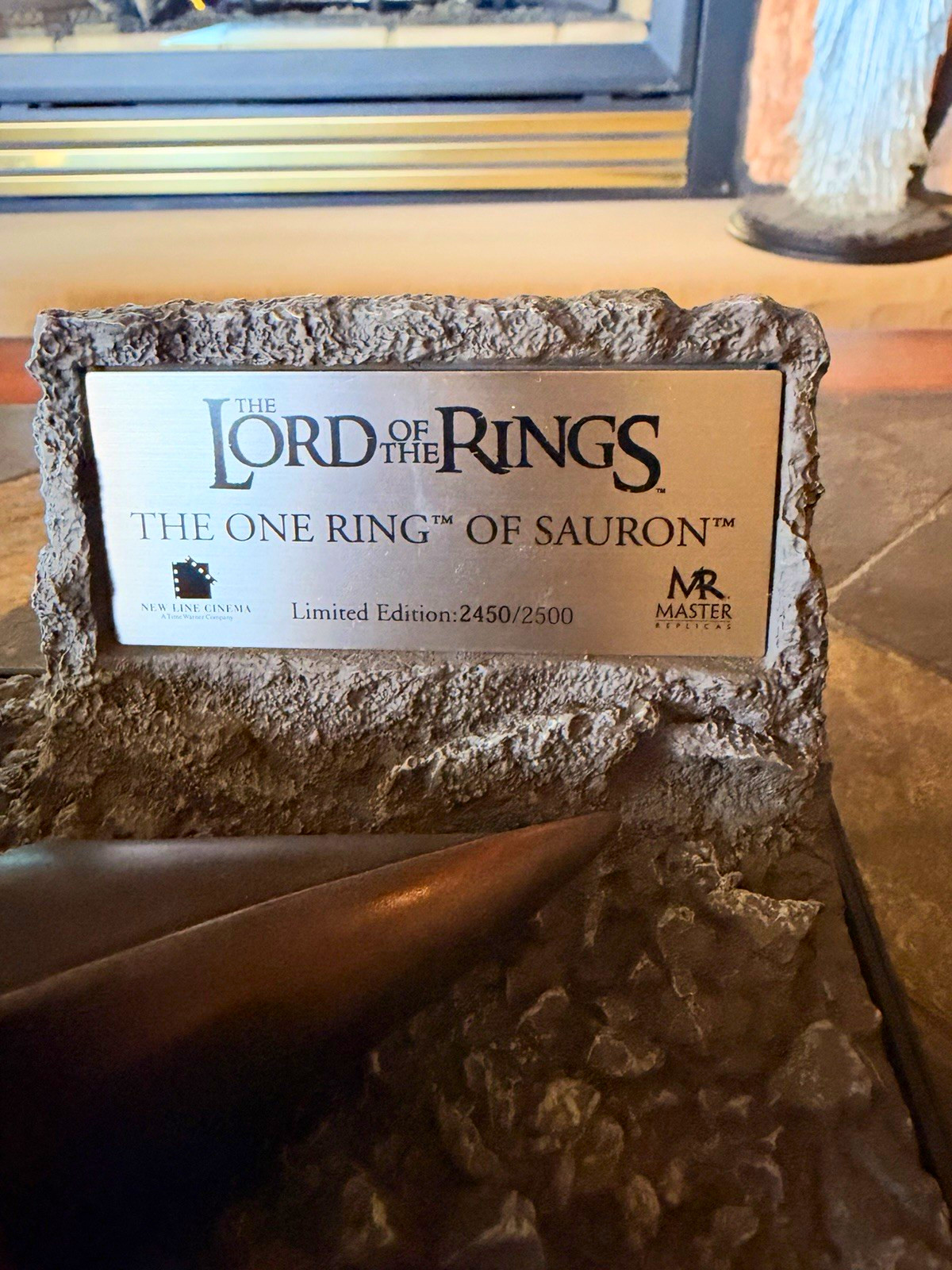 Master Replicas LOTR One Ring of Sauron Limited Edition Case
