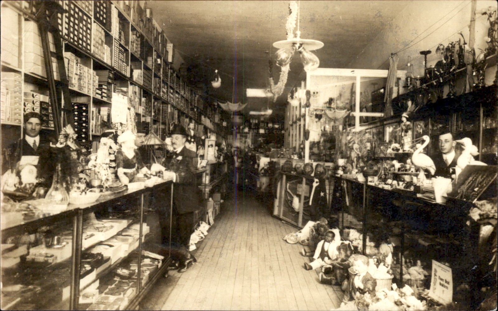 San Francisco CA Novelty Shop Interior c1900s-10s Real Photo Postcard bhn