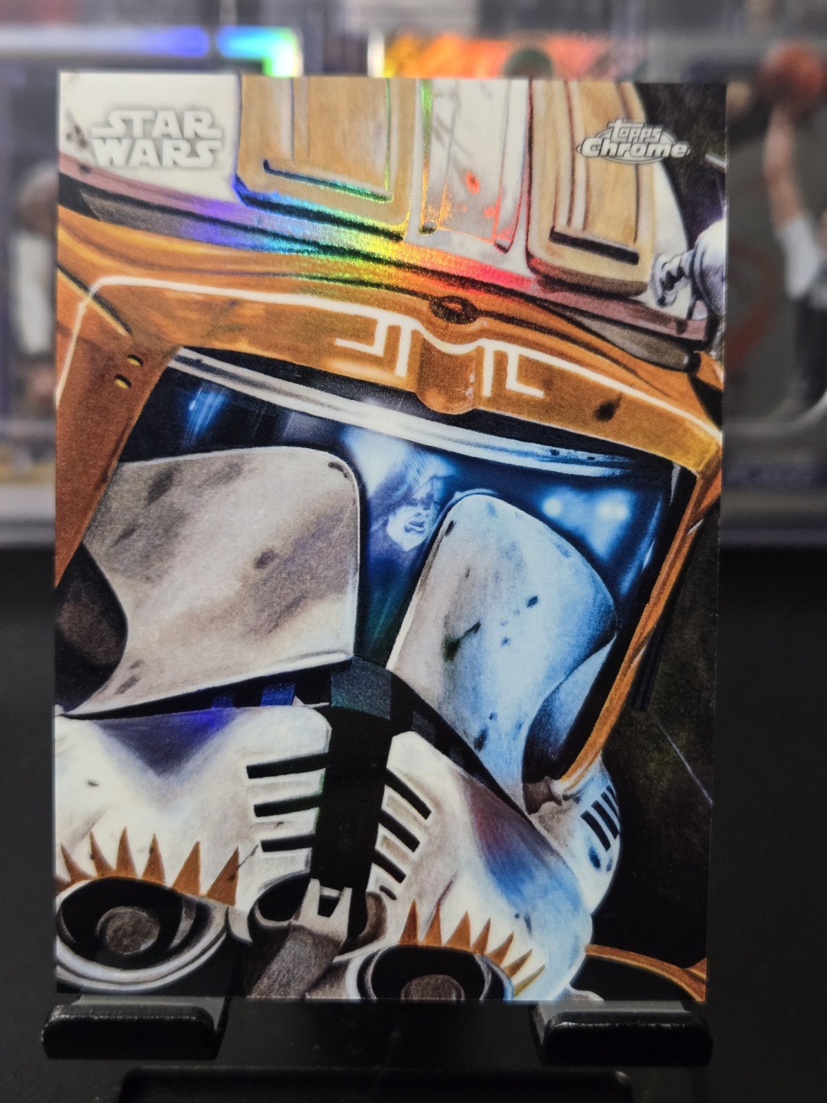 2026 Topps Chrome Star Wars Reflections Insert R-17 Order 66 Mike Stephens