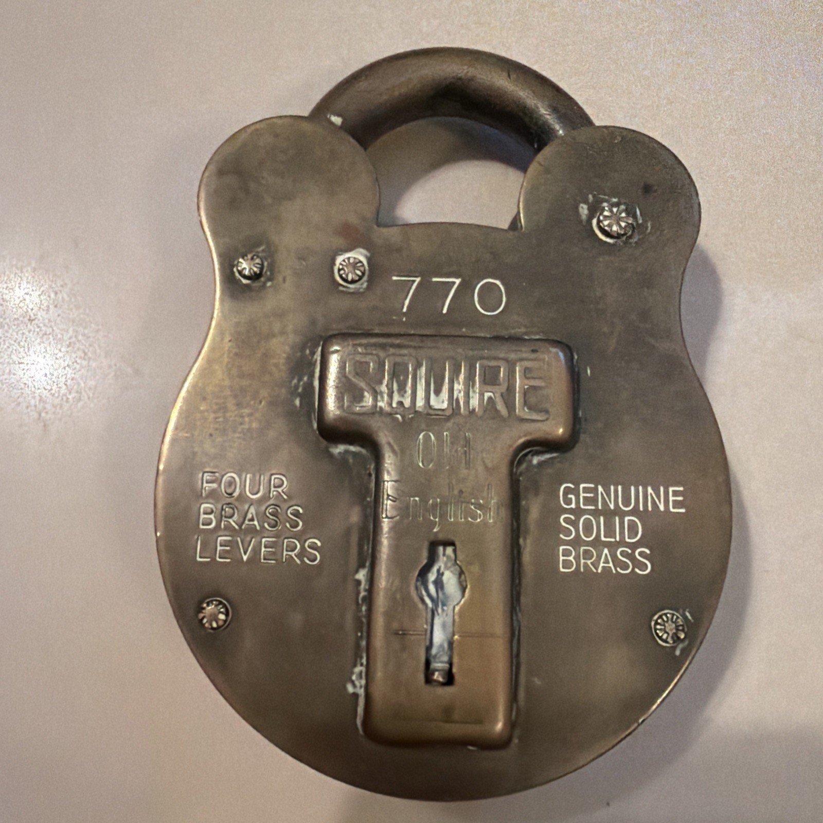 #770 Squire Old English Padlock 