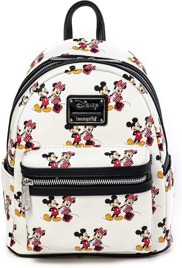 Disney Mickey & Minnie Mouse Loungefly Mini Backpack NEW