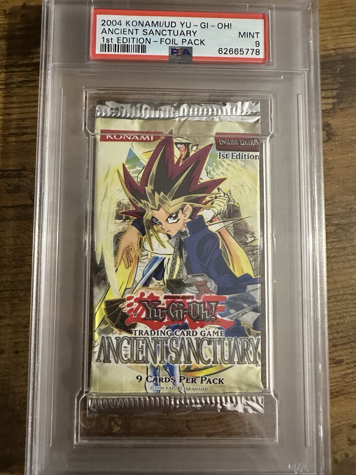 Yugioh PSA 9 Ancient Prophecy 1st Edition English Booster Pack