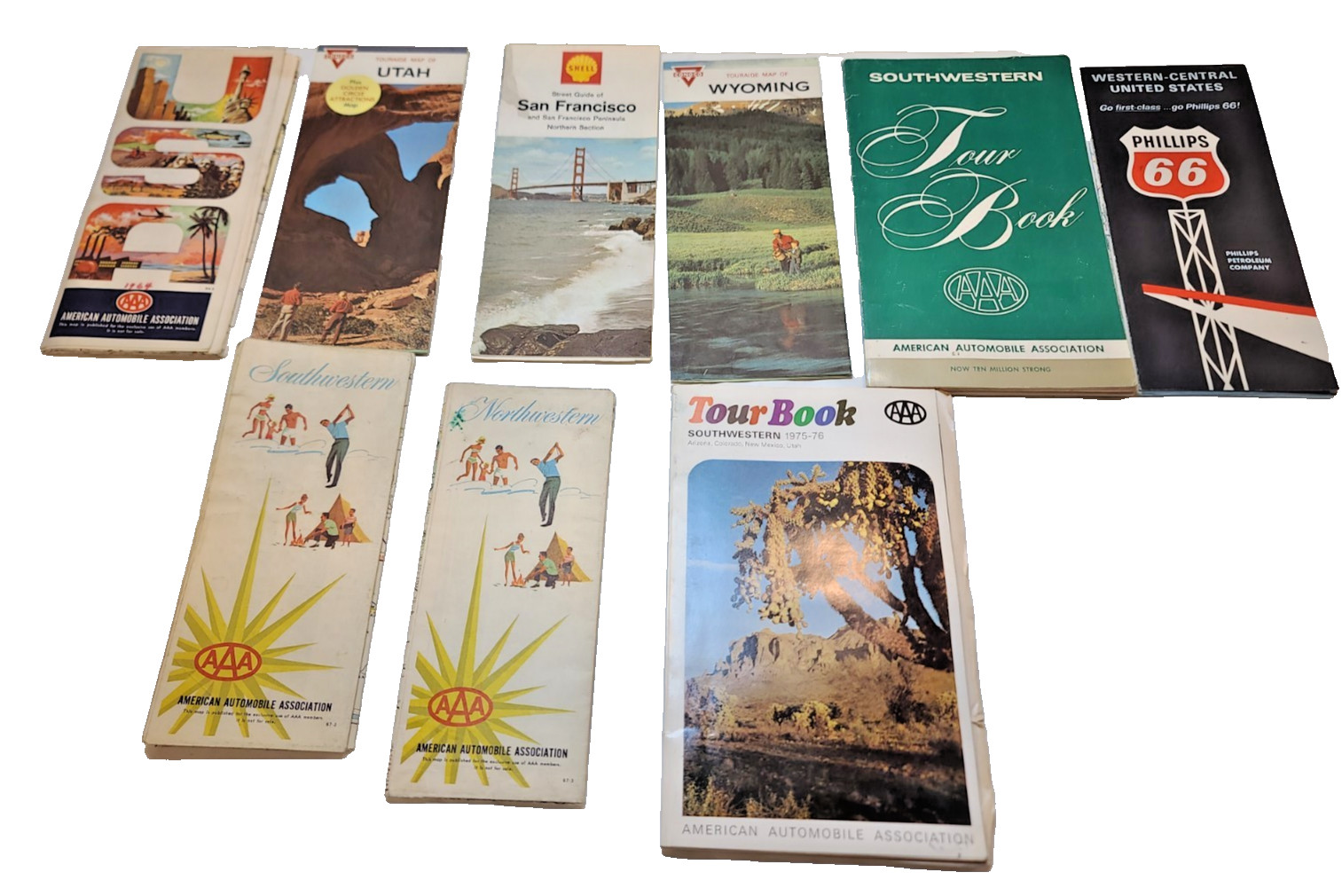 Vintage AAA Travel Guides Lot – American Automobile Association + Bonus Guides