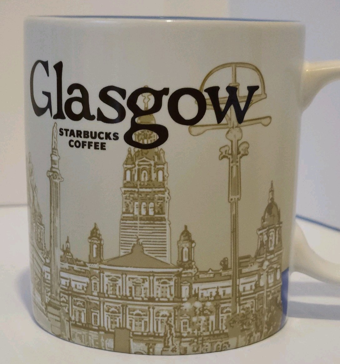 Starbucks Coffee 16oz mug Glasgow Global Icon City Collector Series New W Tag