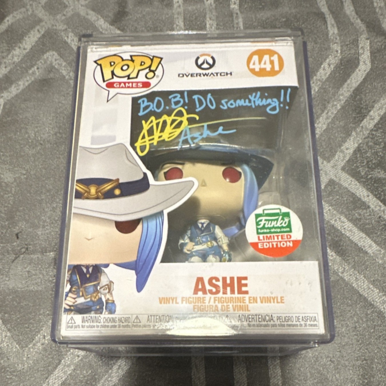 Overwatch Ashe #441 Limited Edition Exclusive Autographed