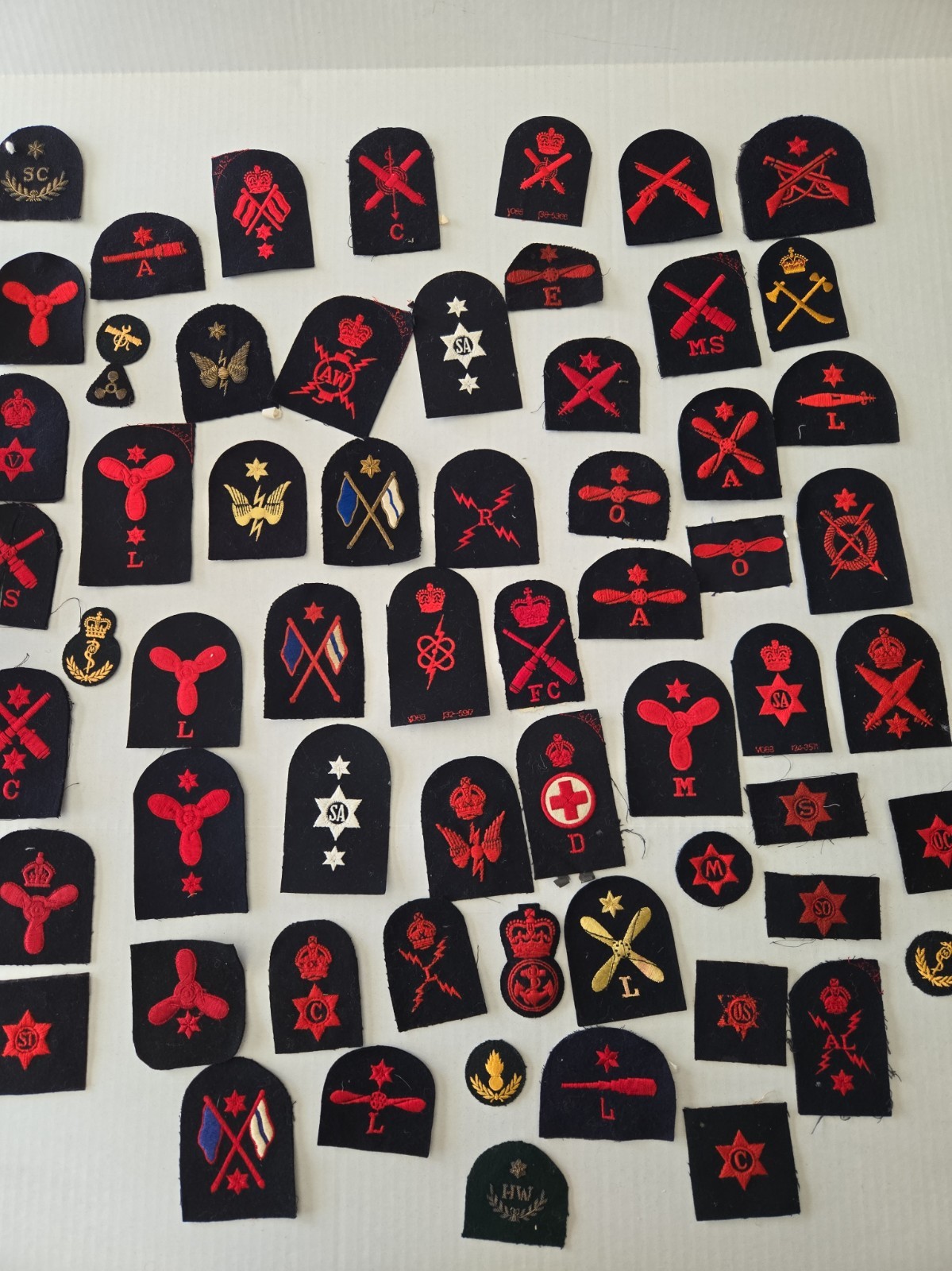 Vintage British Royal Navy Rates Patches Lot 2
