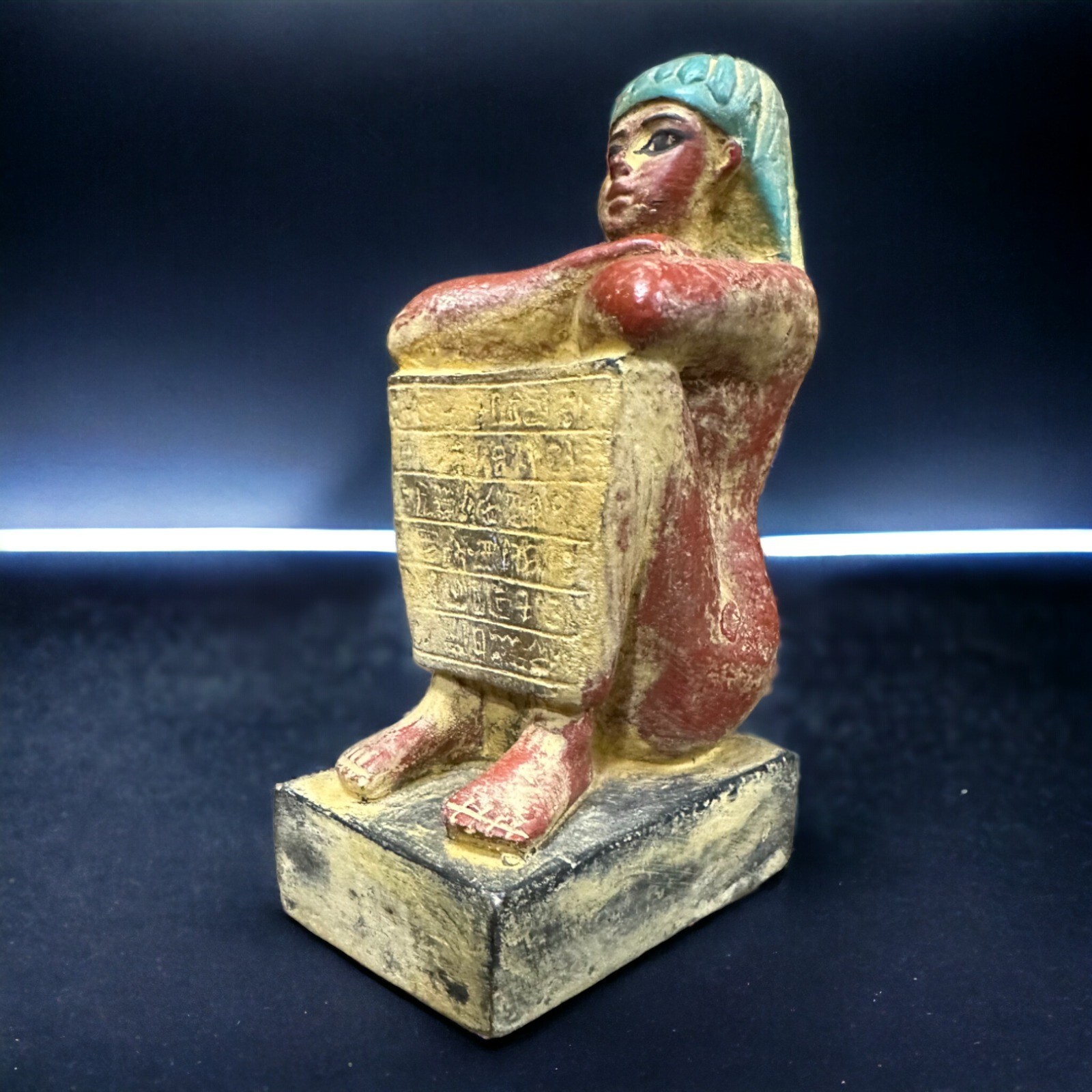 Ancient Egyptian Scribe Statue Rare Antique Pharaonic Unique Antiques BC