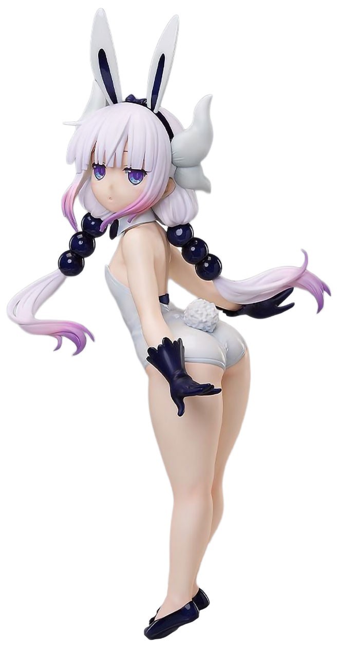 Dragon Maid Kanna Bare Leg Bunny 1/4 Scale Anime Figure Figurine B-style Freeing