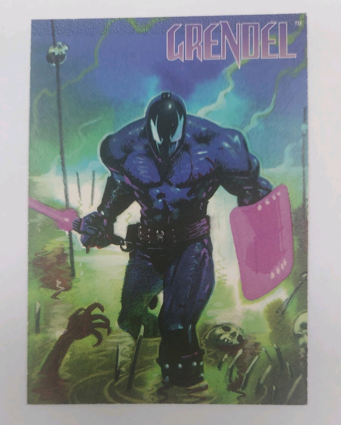 1993 Matt Wagner's GRENDEL Wizard Creator's Portfolio Promo Card #3