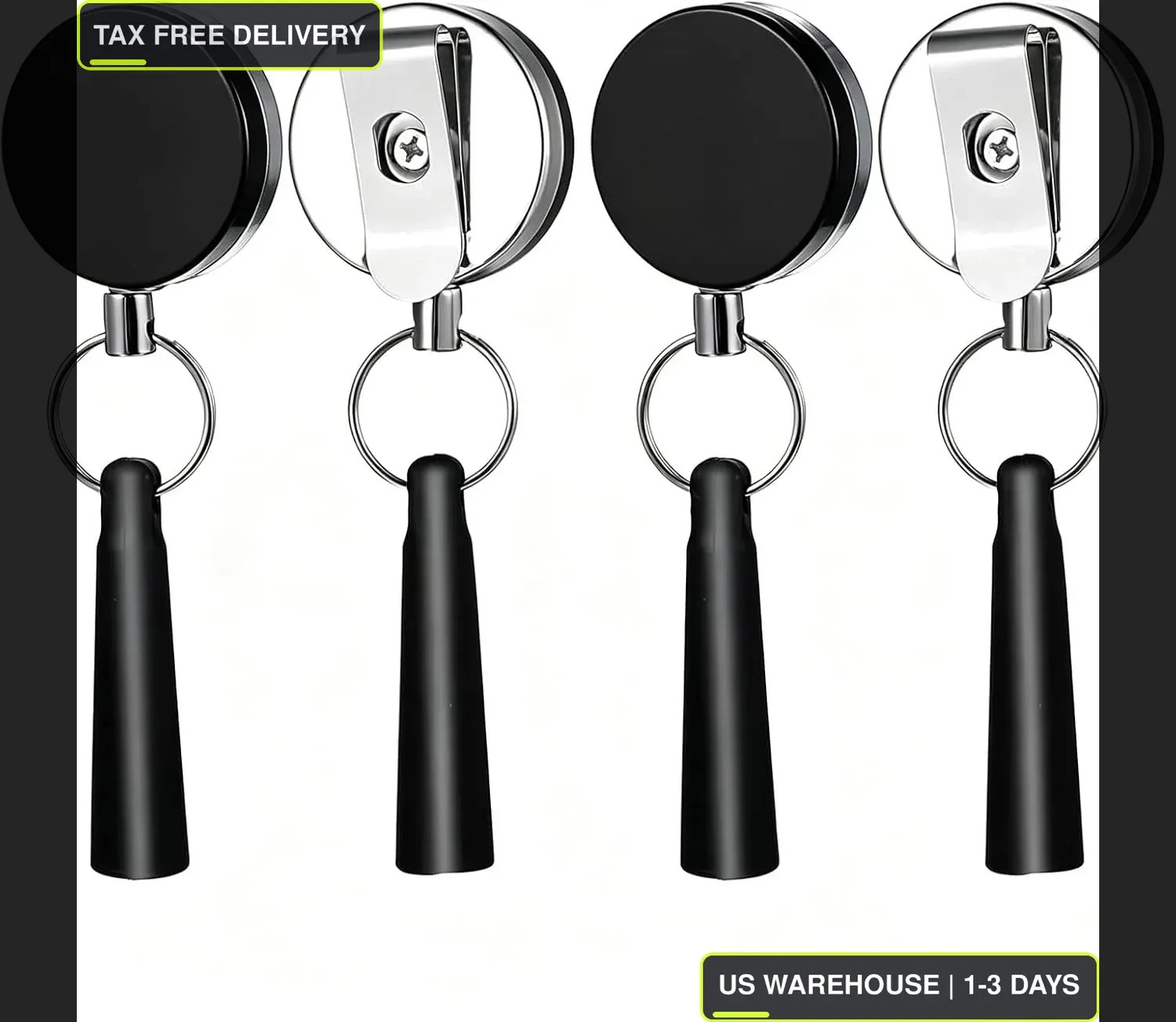 4Pcs Retractable Pen Holder Pull Pen Pencil Holder Elastic Silicone Gray