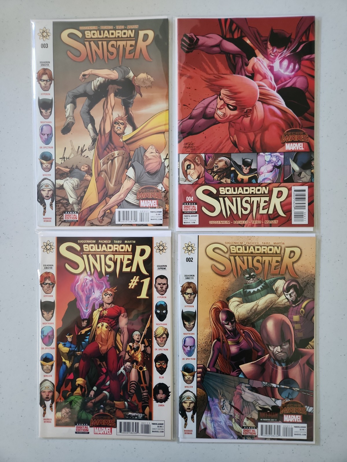 Squadron Sinister #1–4 (2015 Marvel) – Secret Wars – NM Complete Set