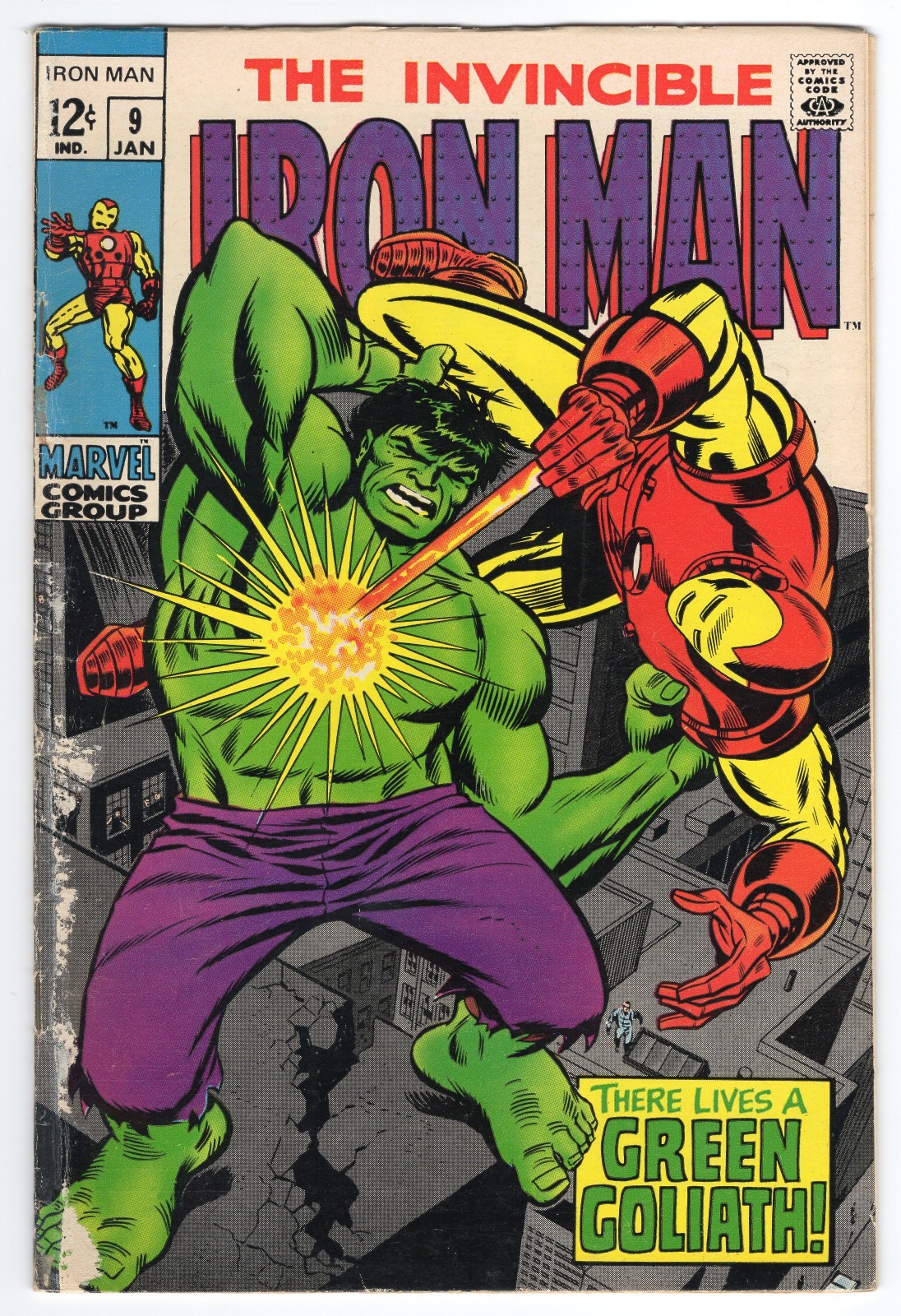 Iron Man 9 1969 Marvel Comics VG 4.0 Jasper Sitwell Mandarin 1st Mei Ling