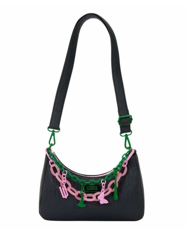 Loungefly Wicked Universal : Part Two Crossbody Bag with Charms New