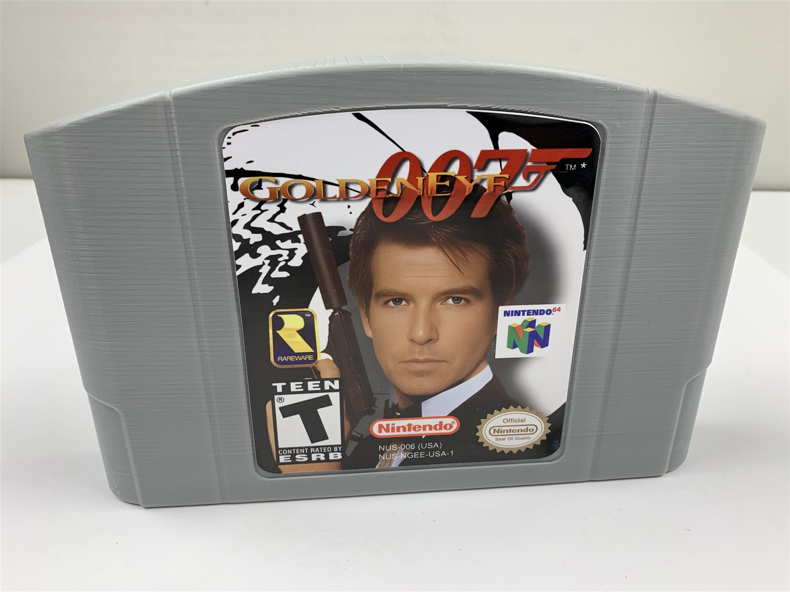 3D Printed Goldeneye 007 Nintendo N64 Cartridge Giant Large Wall Art