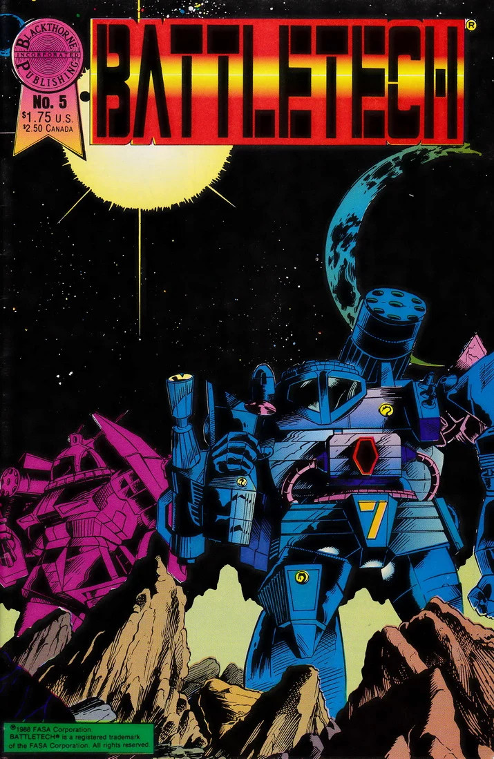 Battletech #5 1988 Blackthorne VF+