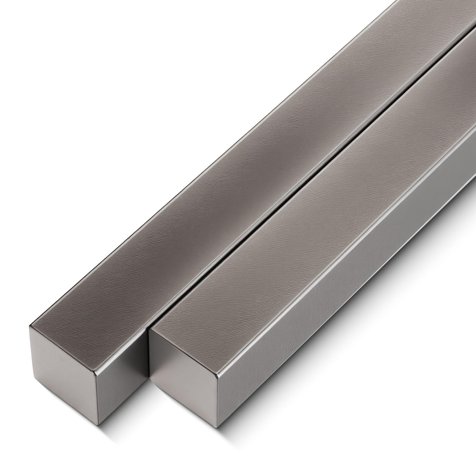 Rocaris 2 Pcs 1 x 1 x 12 Hot Rolled Steel Square Bar, Weldable A36 Key Stock Ste