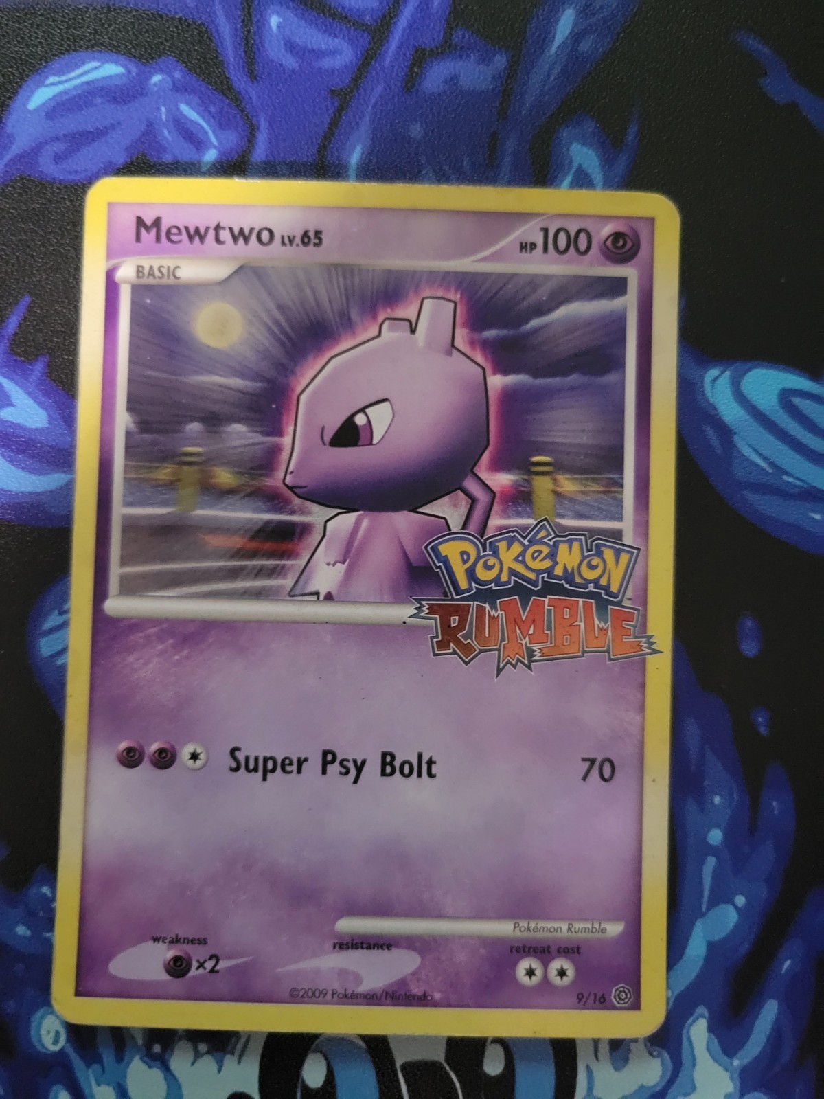 2009 Pokemon Rumble Mewtwo 9/16 Holo Promo MP-HP