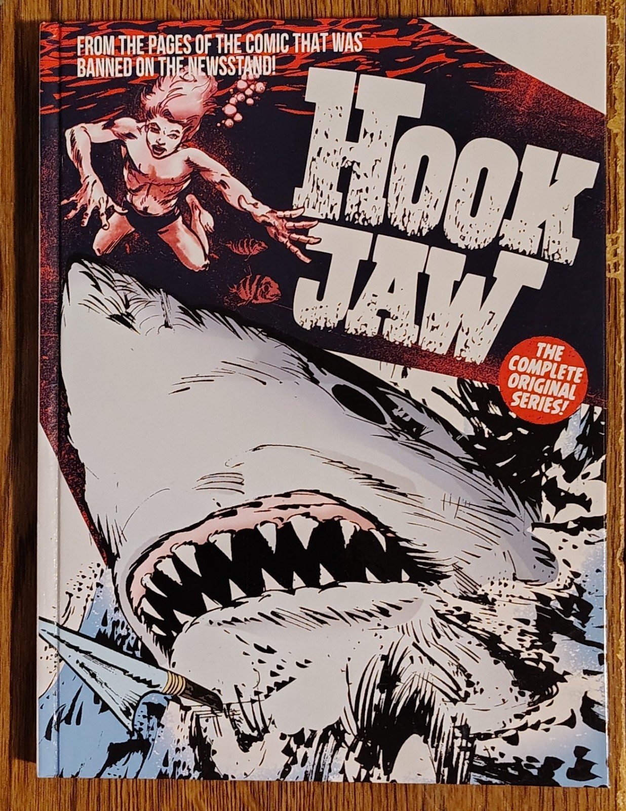 Very Rare HOOK JAW Banned Complete Original Series 1977 HC Pat Mills Titan