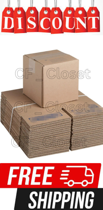 Pen+Gear Recycled Shipping Boxes, 6 in. L x 6 in. W x 6 in. H, 30-Count