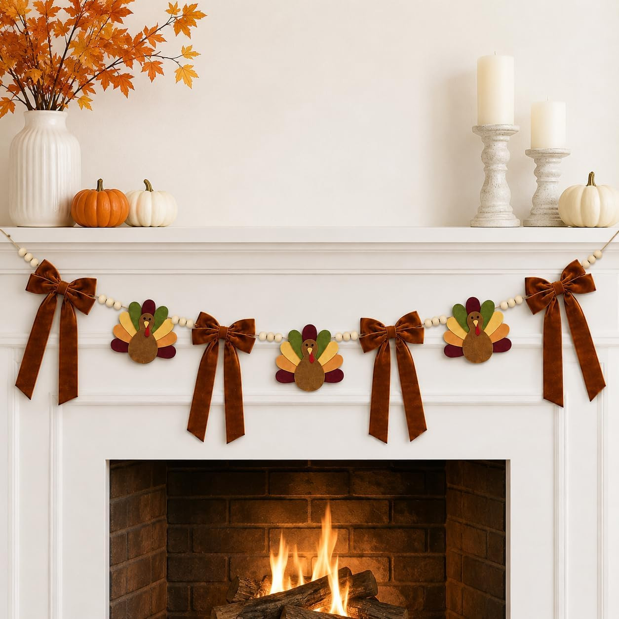Thanksgiving Turkey Bow Garlands