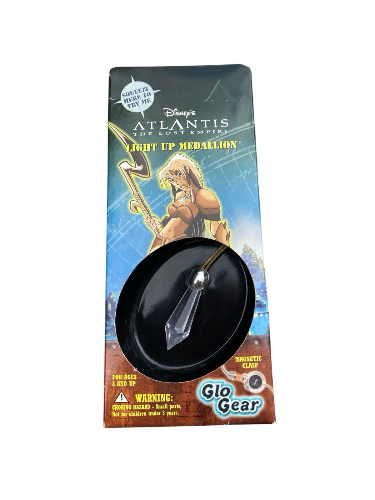 Disney Atlantis The Lost Empire Light Up Medallion Necklace - Kida - Glo Gear
