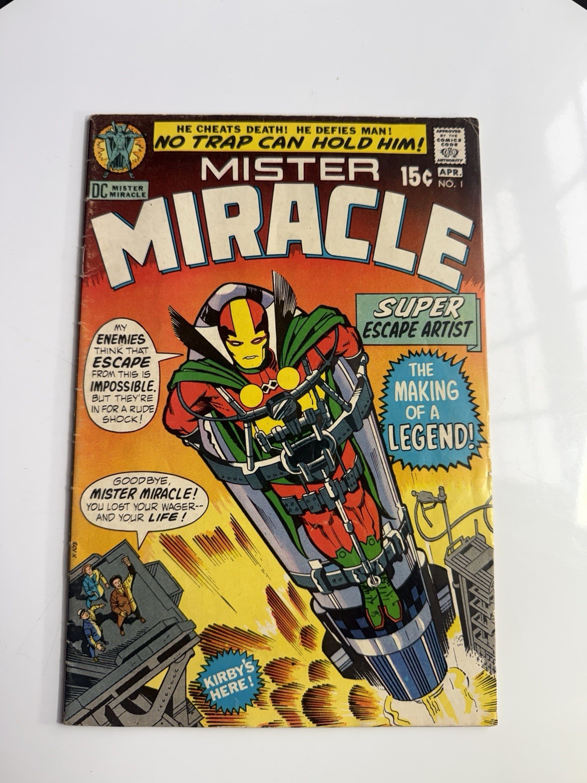 Mister Miracle #1 DC Comics 1971 1st Mister Miracle appearance Jack Kirby DCEU