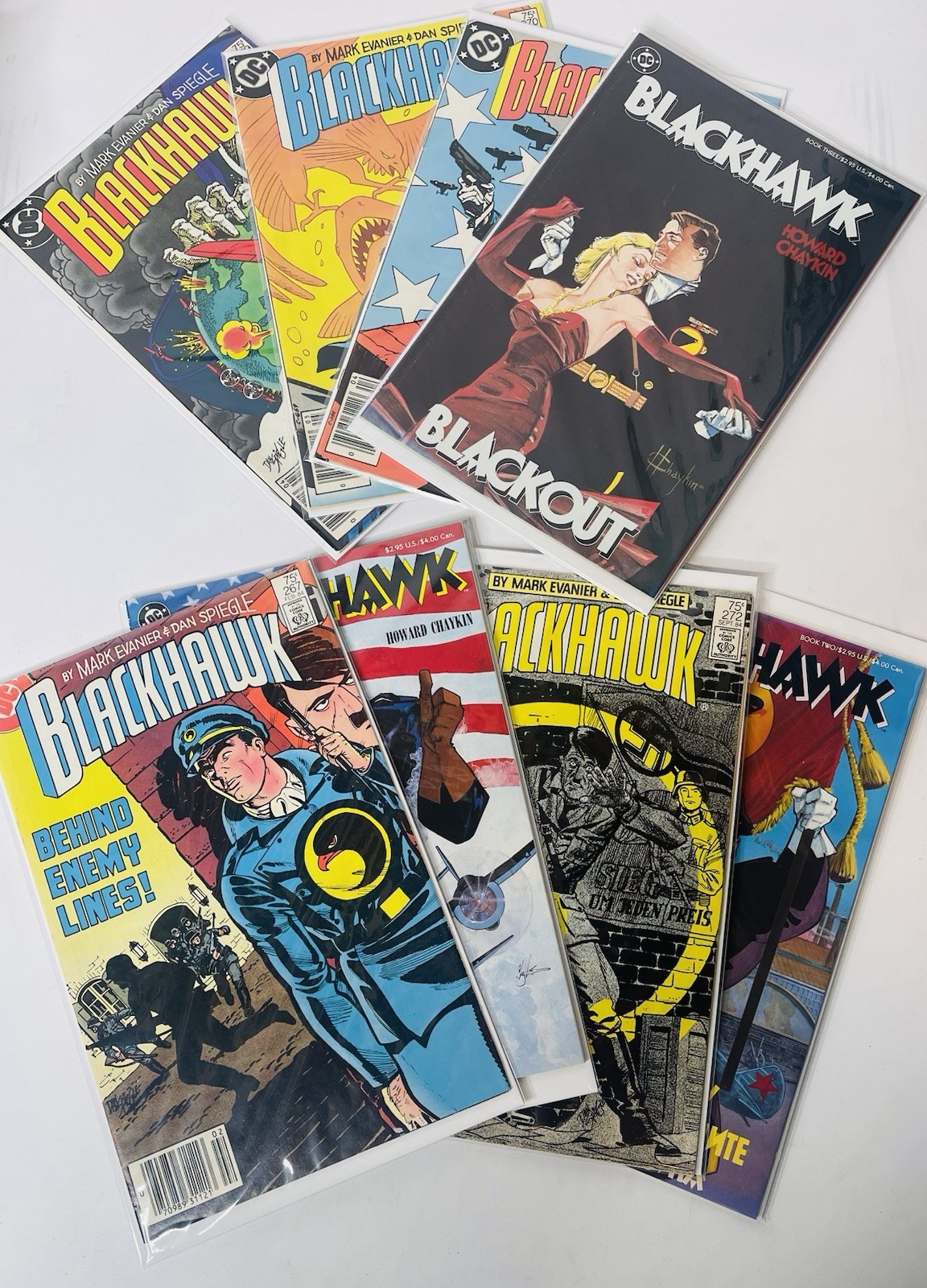 Blackhawk Comic Book Lot 8 Books Excellent Cond